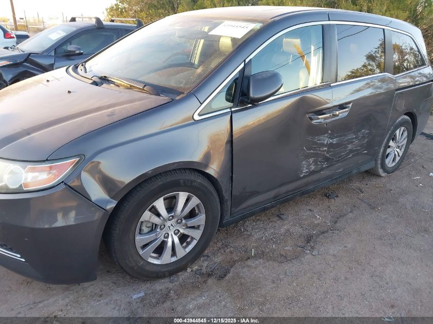 2016 Honda Odyssey Ex-L VIN: 5FNRL5H63GB096884 Lot: 43944545