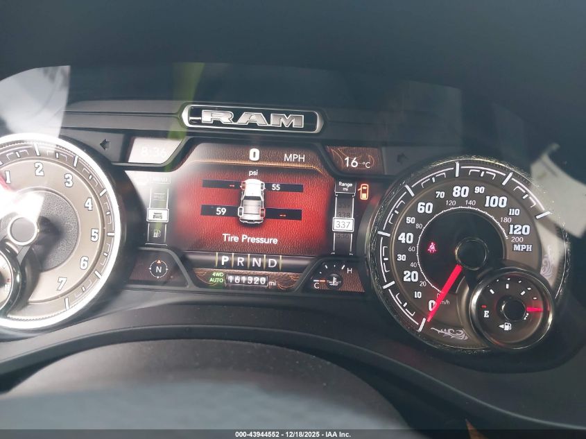 2020 Ram 1500 Laramie Longhorn 4X4 5'7 Box VIN: 1C6SRFKT5LN205837 Lot: 43944552