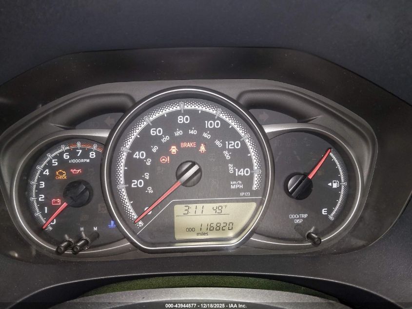 2017 Toyota Yaris L VIN: VNKKTUD39HA079208 Lot: 43944577