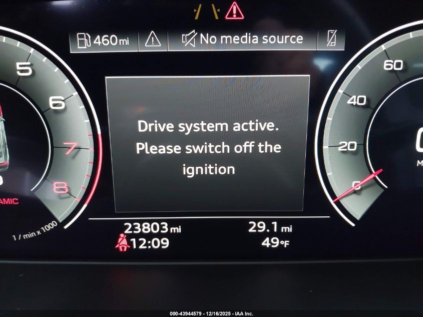 2025 Audi A5 Sportback Premium 45 Tfsi S Line Quattro S Tronic VIN: WAUDACF59SA006117 Lot: 43944579