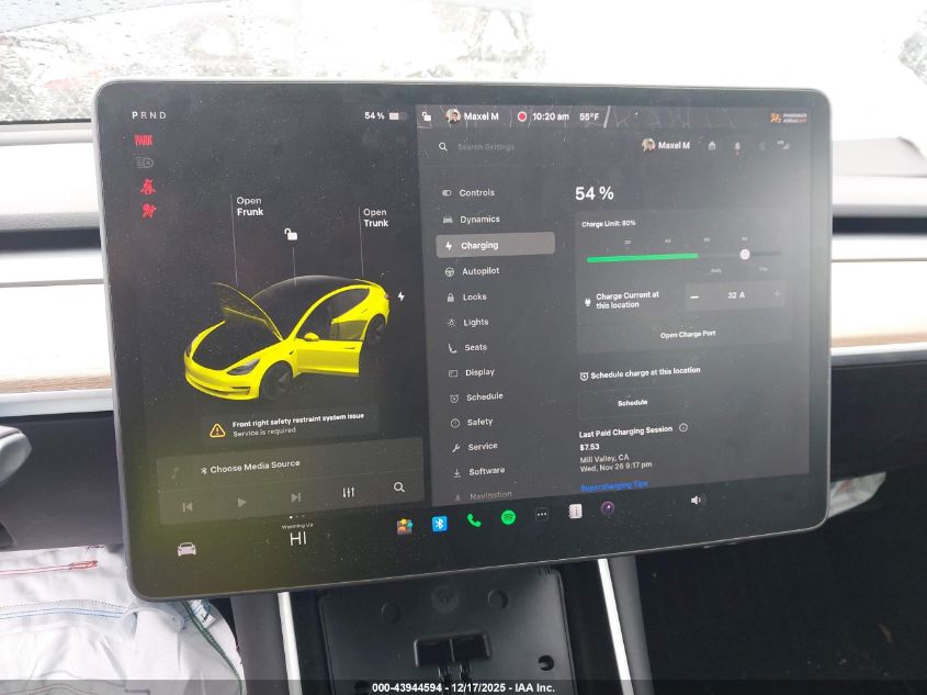 2020 Tesla Model 3 Standard Range Plus Rear-Wheel Drive/Standard Range Rear-Wheel Drive VIN: 5YJ3E1EA2LF644160 Lot: 43944594