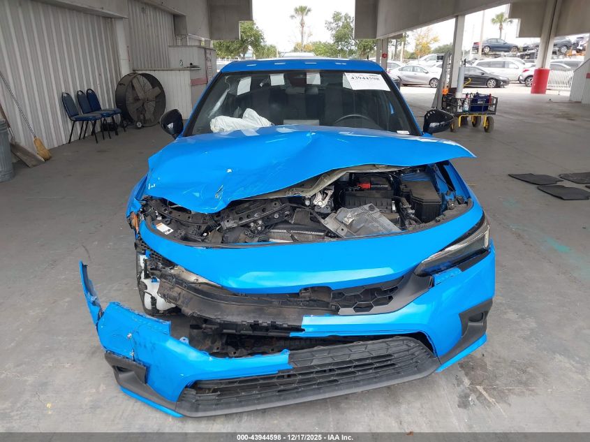 2022 Honda Civic Sport VIN: 19XFL2H85NE010075 Lot: 43944598