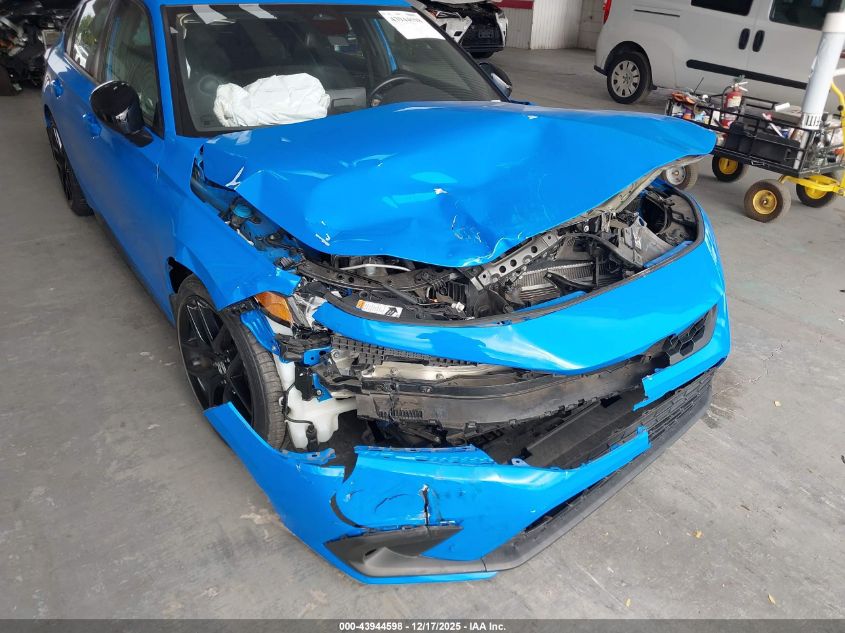 2022 Honda Civic Sport VIN: 19XFL2H85NE010075 Lot: 43944598