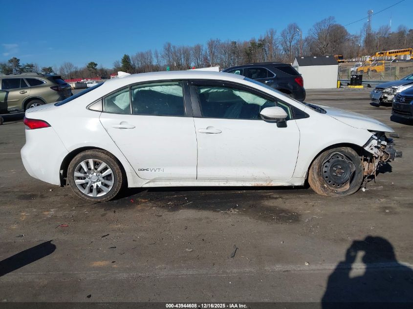 2020 Toyota Corolla Le VIN: JTDEPRAE1LJ086742 Lot: 43944608