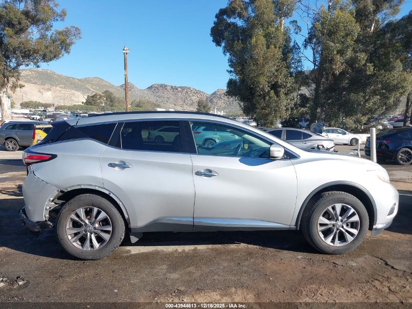 2017 Nissan Murano Sv VIN: 5N1AZ2MG9HN111072 Lot: 43944613