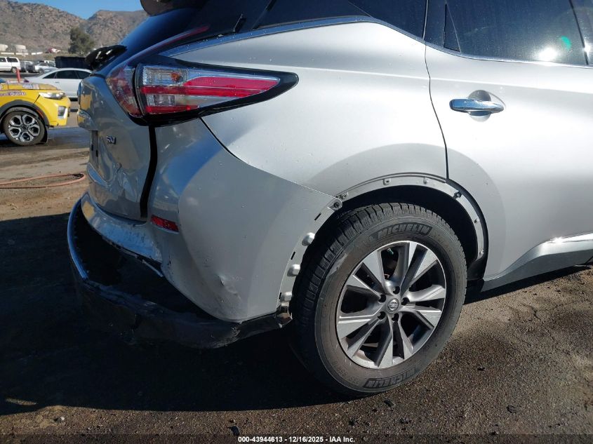 2017 Nissan Murano Sv VIN: 5N1AZ2MG9HN111072 Lot: 43944613
