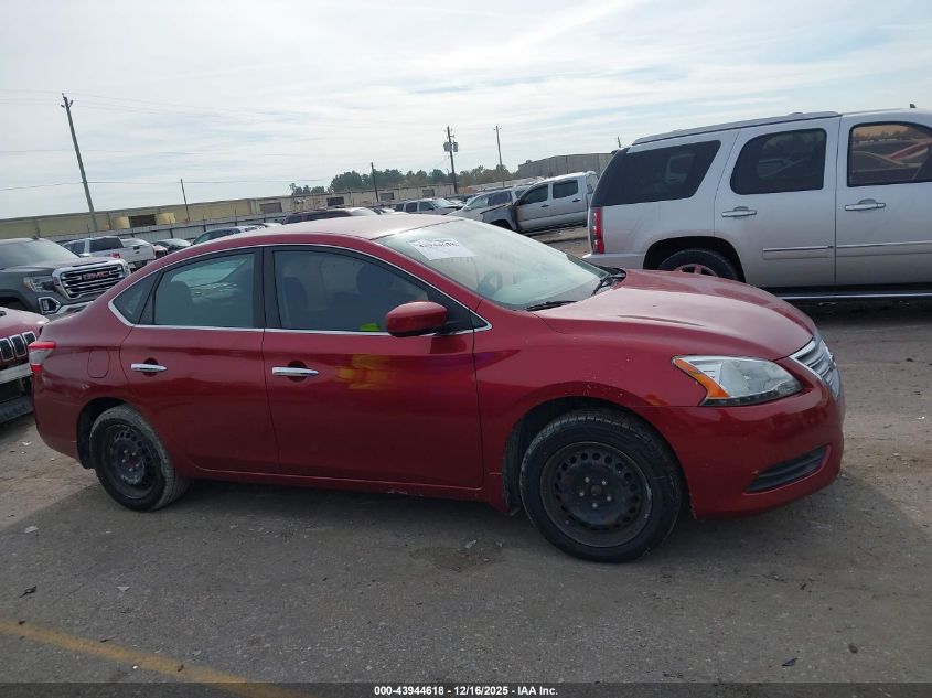 2015 Nissan Sentra Sv VIN: 3N1AB7AP9FY344804 Lot: 43944618