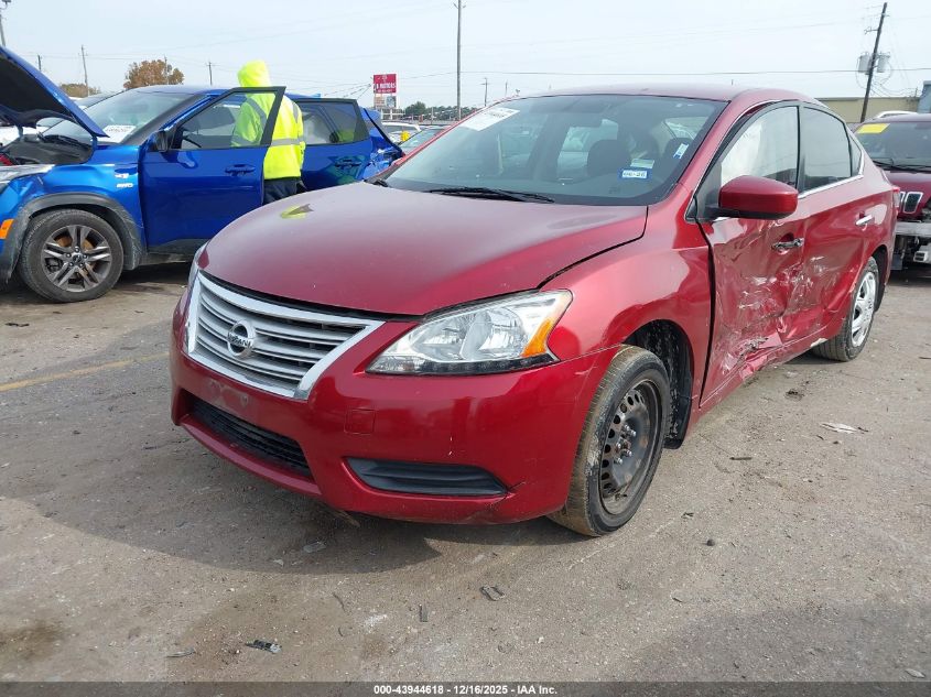2015 Nissan Sentra Sv VIN: 3N1AB7AP9FY344804 Lot: 43944618