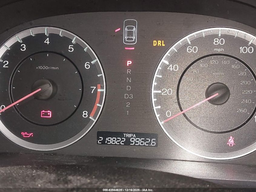 2012 Honda Accord 2.4 Se VIN: 1HGCP2F69CA058611 Lot: 43944639