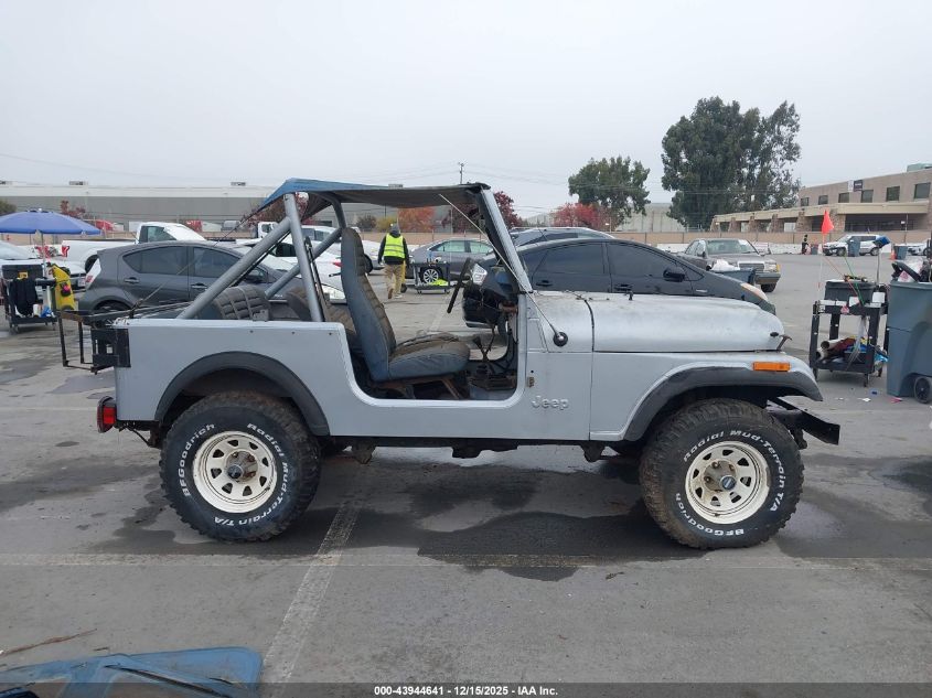 1982 Jeep Jeep Cj7 VIN: 1JCCN87E6CT063913 Lot: 43944641