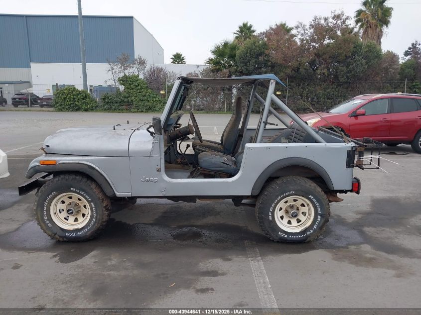 1982 Jeep Jeep Cj7 VIN: 1JCCN87E6CT063913 Lot: 43944641