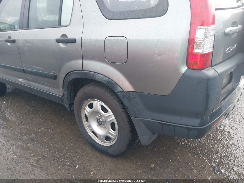 2006 Honda Cr-V Lx VIN: JHLRD68536C006531 Lot: 43944657