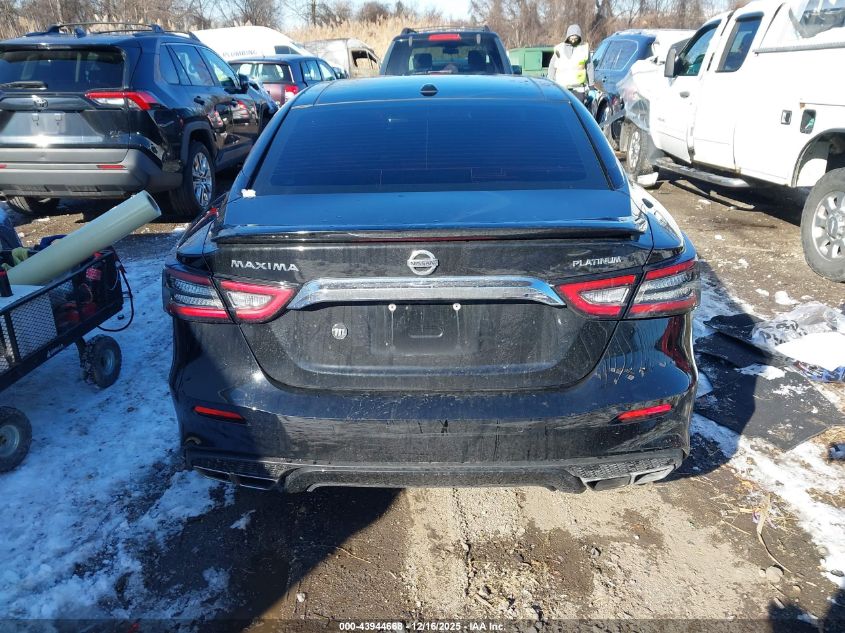 2019 Nissan Maxima 3.5 Platinum VIN: 1N4AA6AV0KC374677 Lot: 43944668