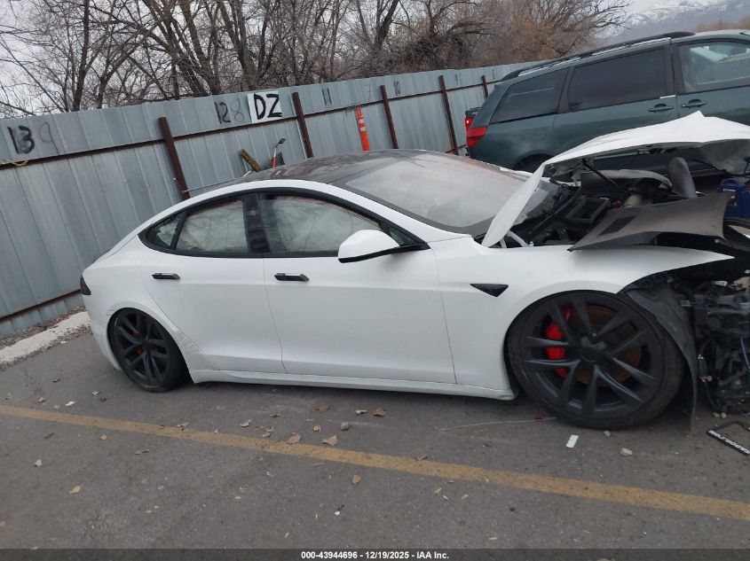 2023 Tesla Model S Plaid Tri Motor All-Wheel Drive VIN: 5YJSA1E68PF508382 Lot: 43944696
