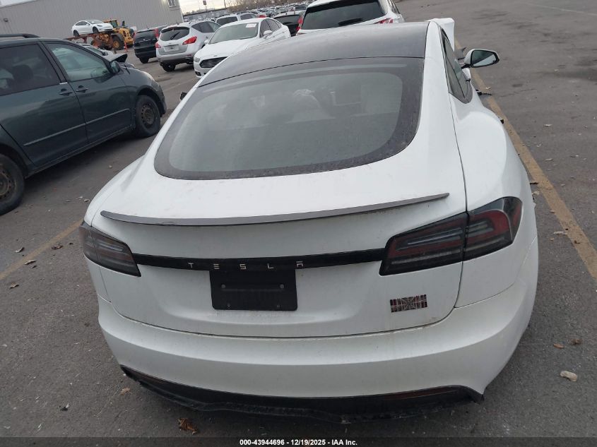 2023 Tesla Model S Plaid Tri Motor All-Wheel Drive VIN: 5YJSA1E68PF508382 Lot: 43944696