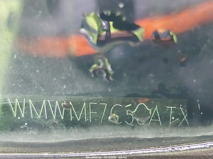 2010 Mini Cooper S VIN: WMWMF7C50ATX42301 Lot: 43944720