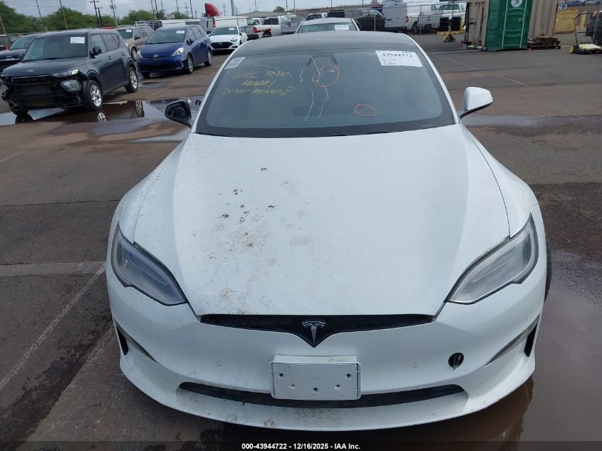 2022 Tesla Model S Plaid Tri Motor All-Wheel Drive VIN: 5YJSA1E65NF461065 Lot: 43944722