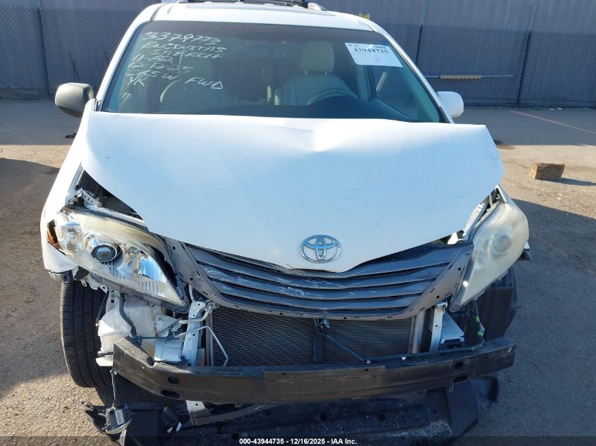 2011 Toyota Sienna Xle V6 VIN: 5TDYK3DC7BS010236 Lot: 43944735