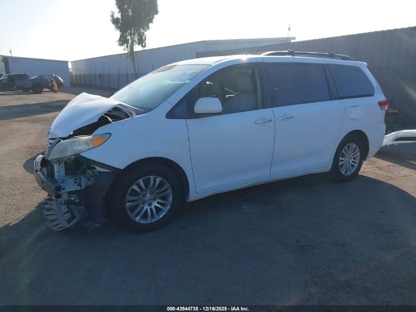 2011 Toyota Sienna Xle V6 VIN: 5TDYK3DC7BS010236 Lot: 43944735