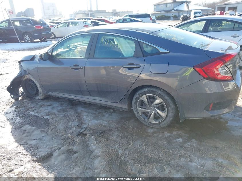 2016 Honda Civic Lx VIN: 19XFC2F56GE044876 Lot: 43944766