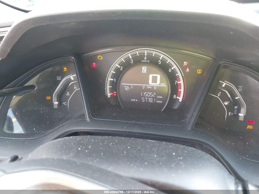 2016 Honda Civic Lx VIN: 19XFC2F56GE044876 Lot: 43944766