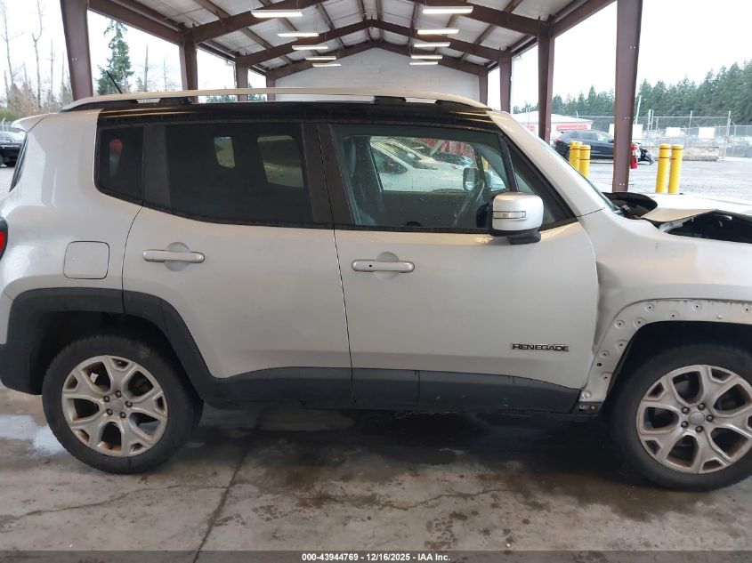 2016 Jeep Renegade Limited VIN: ZACCJBDT2GPD98682 Lot: 43944769