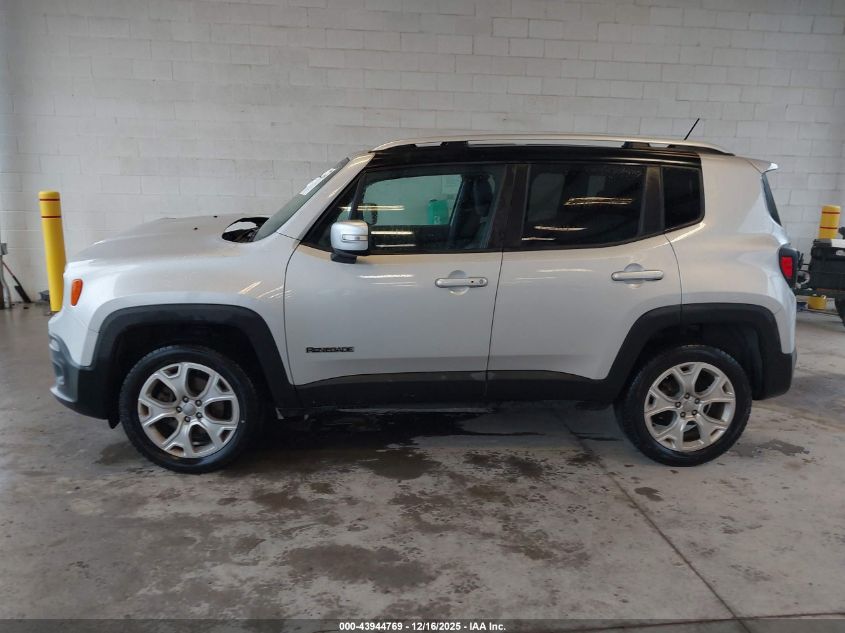 2016 Jeep Renegade Limited VIN: ZACCJBDT2GPD98682 Lot: 43944769