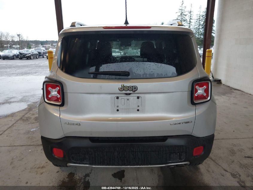2016 Jeep Renegade Limited VIN: ZACCJBDT2GPD98682 Lot: 43944769