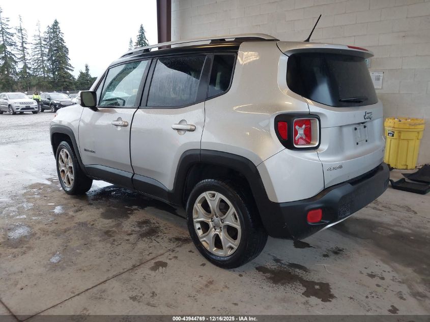 2016 Jeep Renegade Limited VIN: ZACCJBDT2GPD98682 Lot: 43944769