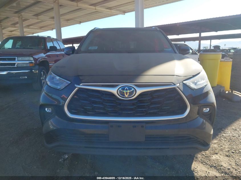 2020 Toyota Highlander Hybrid Xle VIN: 5TDGBRCH4LS502381 Lot: 43944809