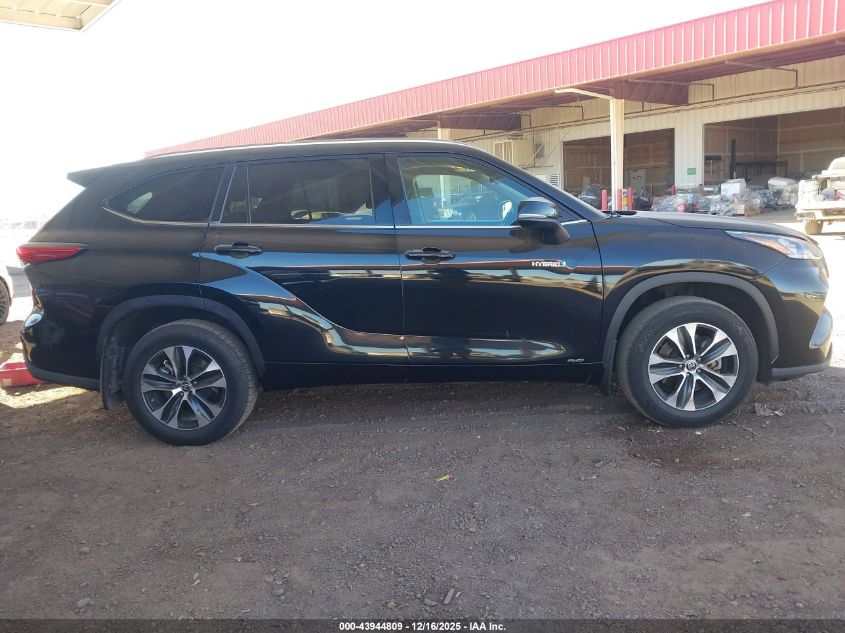 2020 Toyota Highlander Hybrid Xle VIN: 5TDGBRCH4LS502381 Lot: 43944809