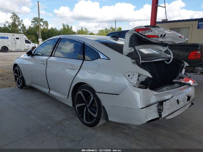 2022 Honda Accord Hybrid Sport VIN: 1HGCV3F22NA031178 Lot: 43944812