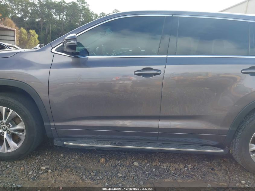 2016 Toyota Highlander Le Plus V6 VIN: 5TDZKRFH2GS124118 Lot: 43944829