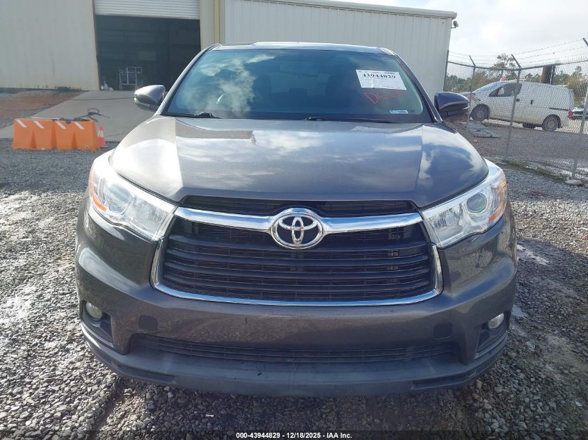 2016 Toyota Highlander Le Plus V6 VIN: 5TDZKRFH2GS124118 Lot: 43944829