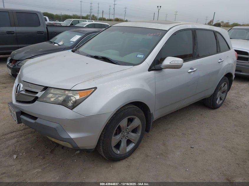 2HNYD28897H522719 2007 ACURA MDX photo no. 2