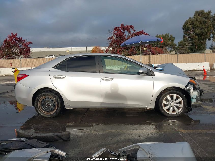 2018 Toyota Corolla Le VIN: 2T1BURHE1JC122567 Lot: 43944840