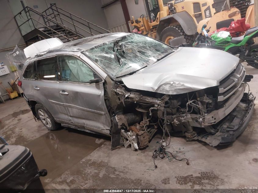 2017 Toyota Highlander Xle VIN: 5TDJZRFH6HS361429 Lot: 43944847