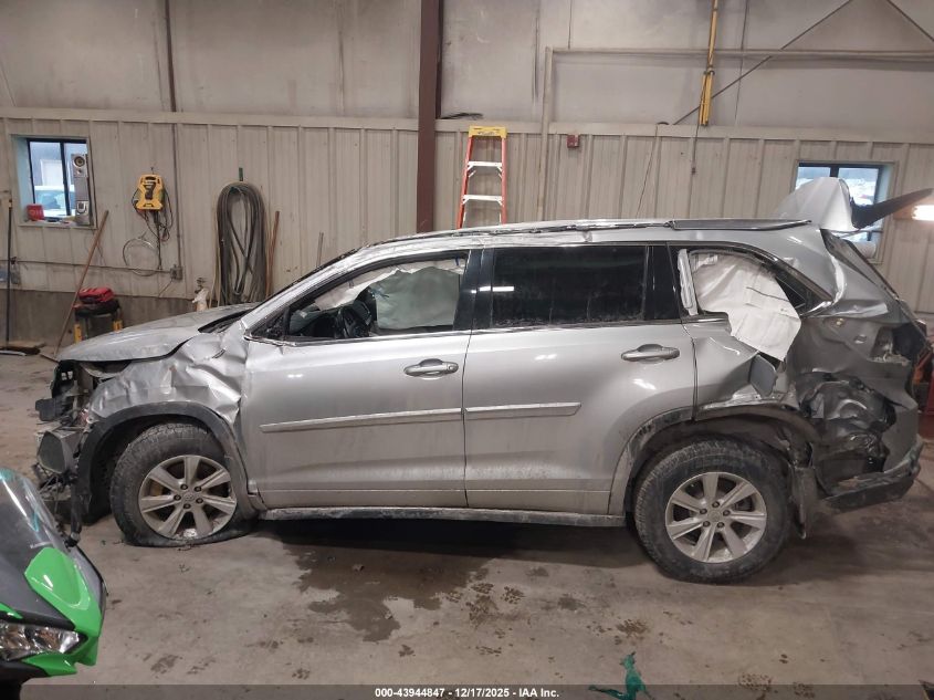 2017 Toyota Highlander Xle VIN: 5TDJZRFH6HS361429 Lot: 43944847