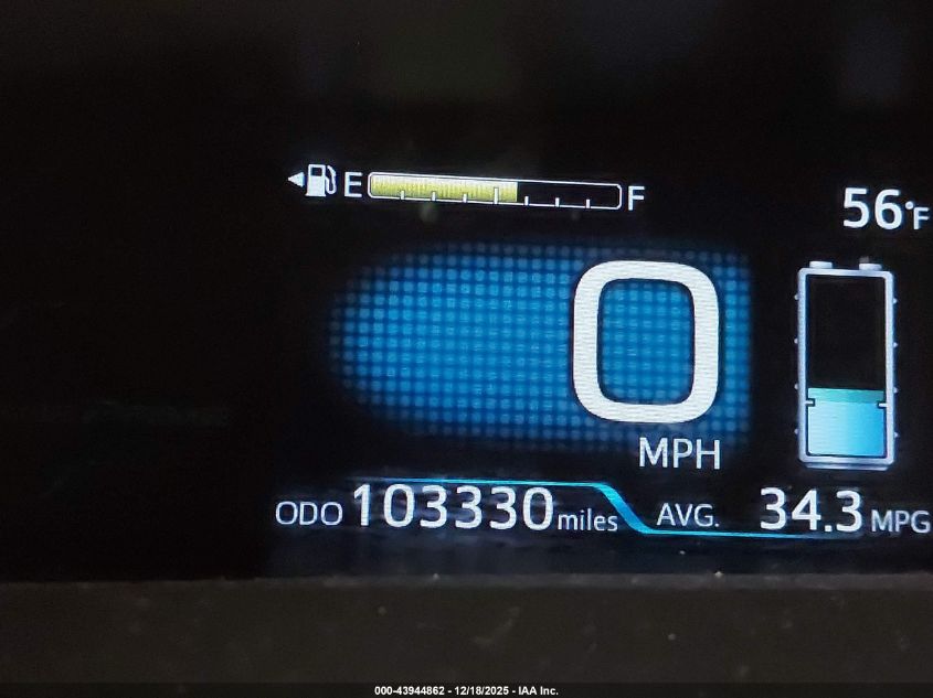 2018 Toyota Prius Prime Advanced VIN: JTDKARFP2J3075233 Lot: 43944862