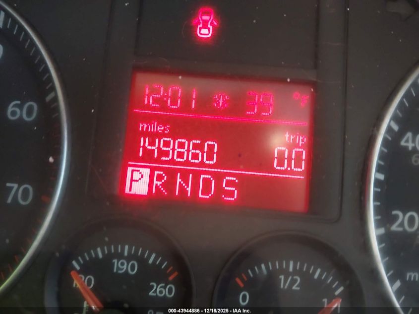 2008 Volkswagen Jetta Se/Sel VIN: 3VWRZ71K58M195962 Lot: 43944886