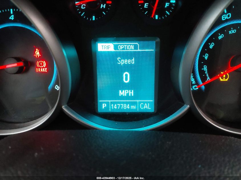 2014 Chevrolet Cruze 1Lt Auto VIN: 1G1PC5SB3E7122084 Lot: 43944903