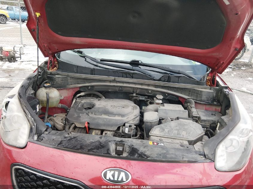 2017 Kia Sportage Lx VIN: KNDPMCAC0H7221405 Lot: 43944908