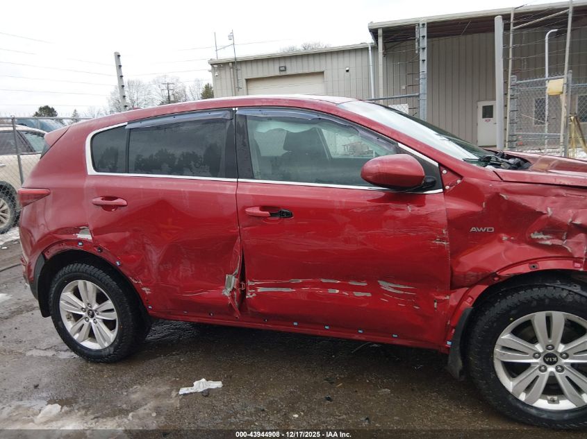 2017 Kia Sportage Lx VIN: KNDPMCAC0H7221405 Lot: 43944908