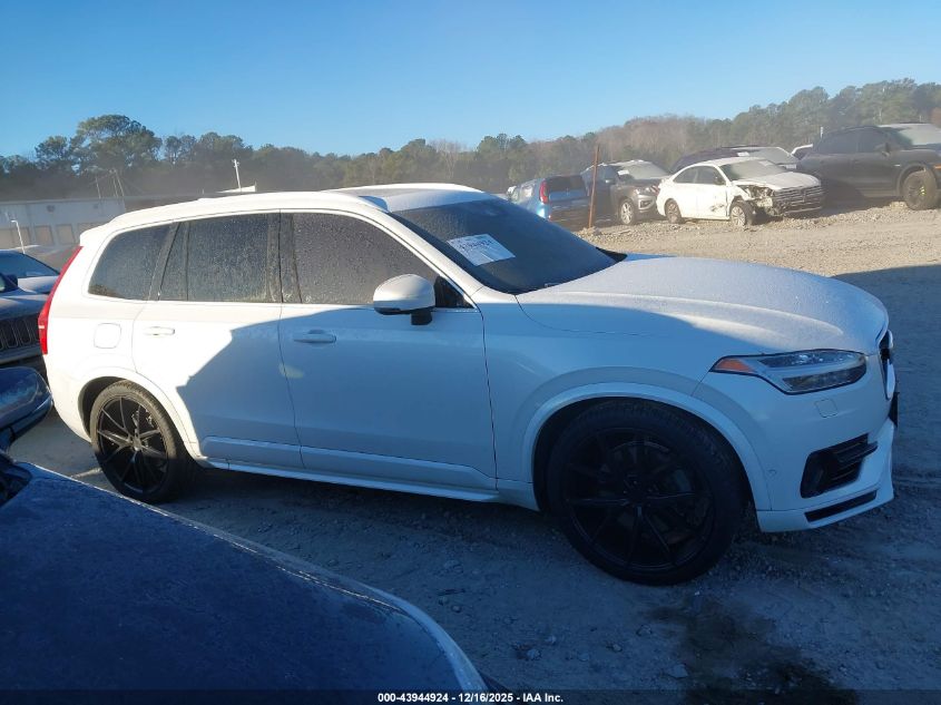 2017 Volvo Xc90 Hybrid T8 R-Design VIN: YV4BC0PM1H1150078 Lot: 43944924