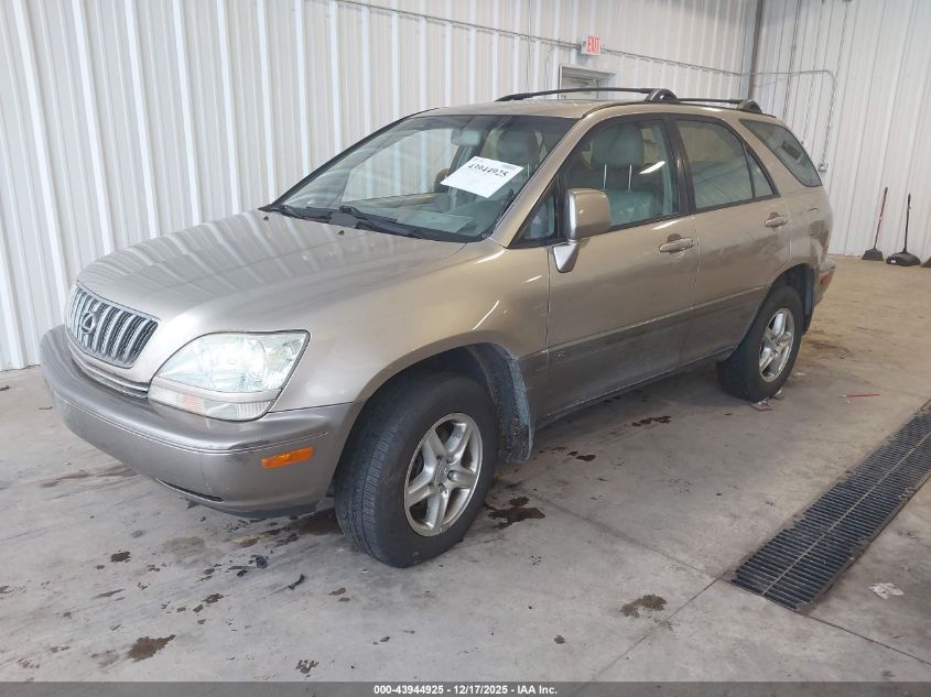 2002 Lexus Rx 300 VIN: JTJGF10U620146229 Lot: 43944925