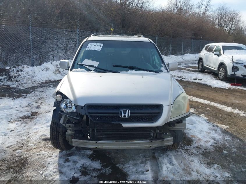 2005 Honda Pilot Ex-L VIN: 2HKYF18535H539343 Lot: 43944930