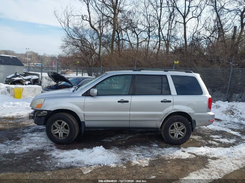 2005 Honda Pilot Ex-L VIN: 2HKYF18535H539343 Lot: 43944930