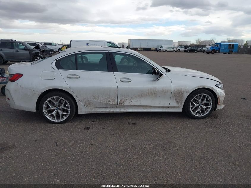 2025 BMW 330I xDrive VIN: 3MW89CW04S8F32942 Lot: 43944940