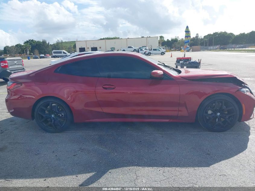 2026 BMW 430I VIN: WBA43DA0XTCW62991 Lot: 43944947