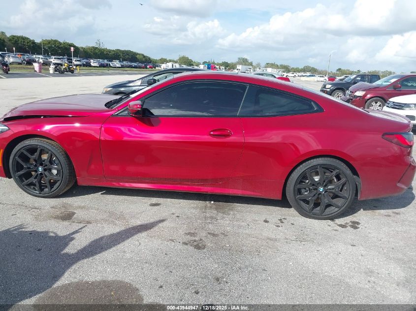 2026 BMW 430I VIN: WBA43DA0XTCW62991 Lot: 43944947